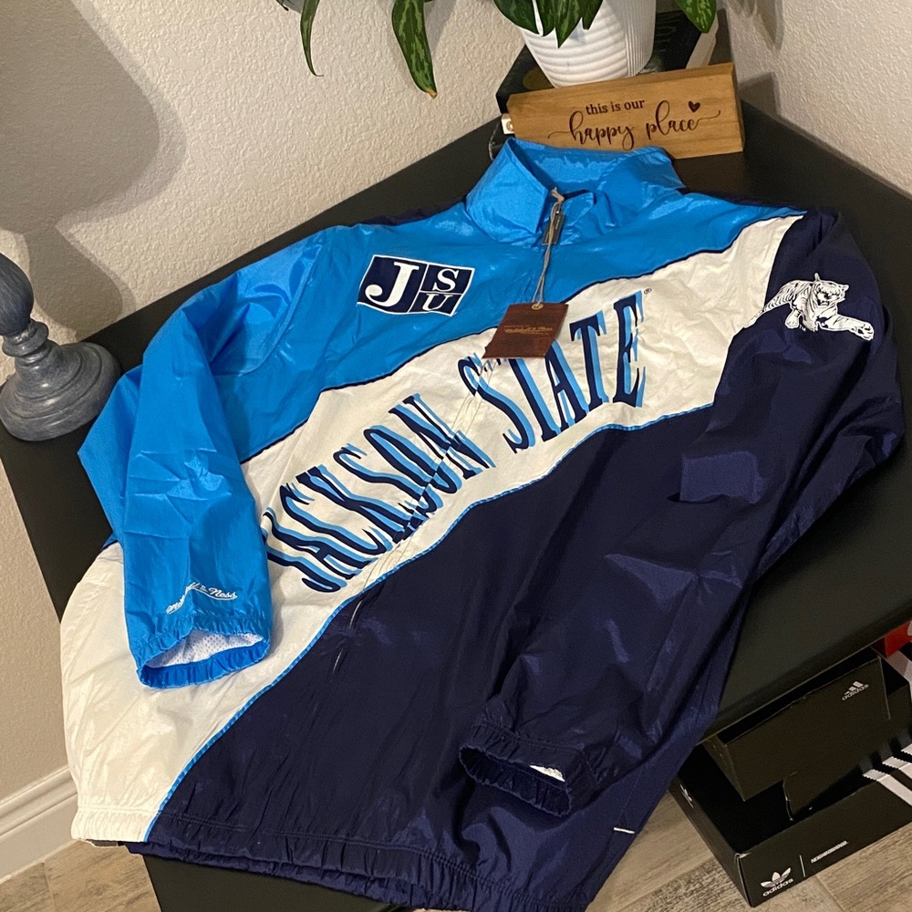 Mitchell & Ness-Jackson State Colorblock Windbreaker Jacket